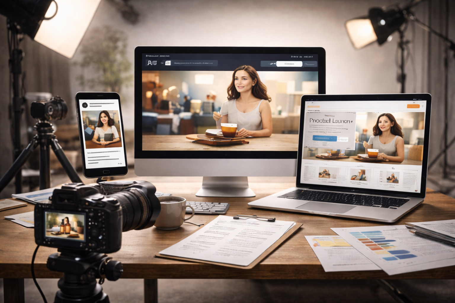 Multi-use campaign shoot powering ads, website, and product launch from a single production