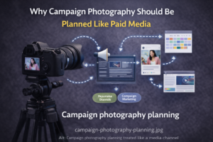 campaign photography planning treated like a media channel
