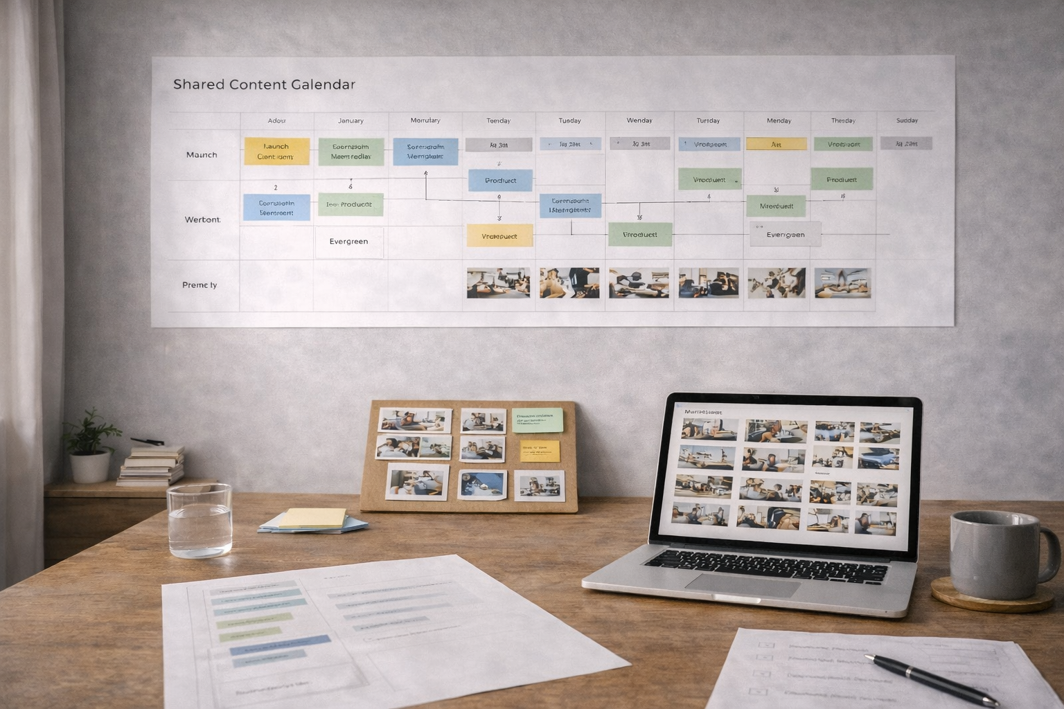 Reducing duplicate shoots through cross-team alignment and content production planning