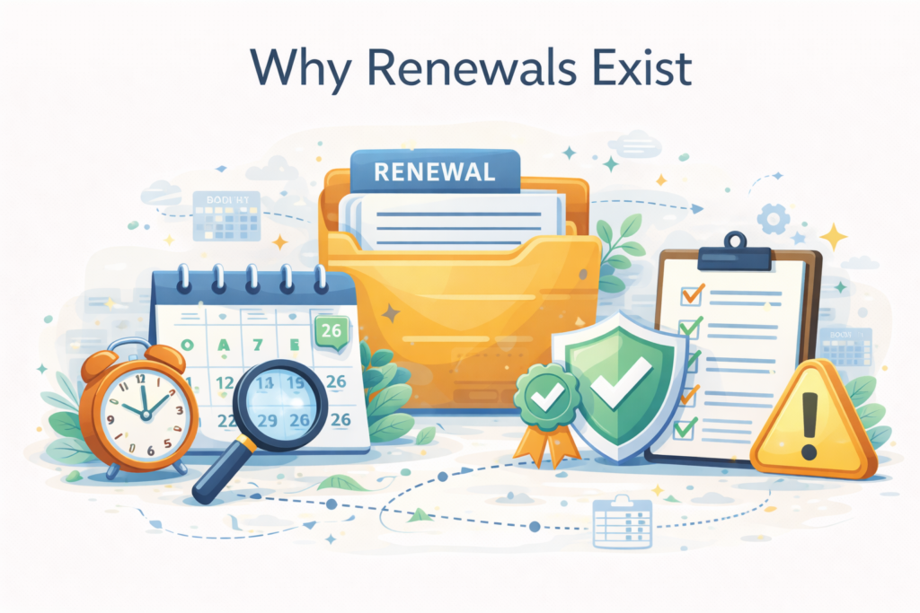 Why renewals exist explained with contracts, timelines, and renewal checkpoints