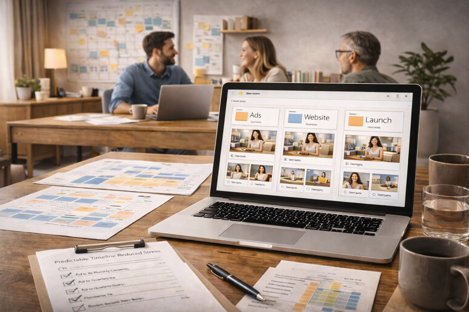 After content retainer model where predictable output creates marketing operations stability