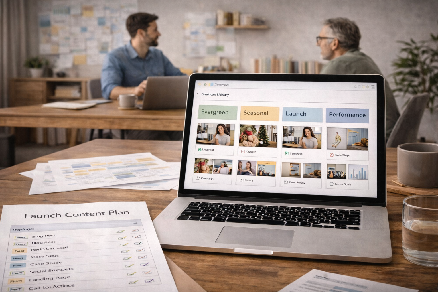 Always-on content system supporting seasonal campaign planning with predictable output