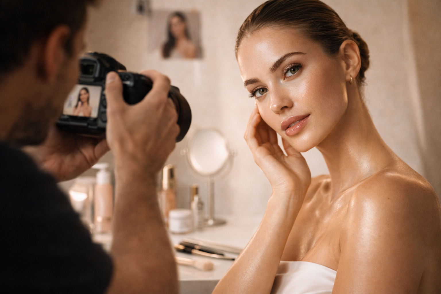 Beauty campaign photography creating high-end beauty brand photography editorial