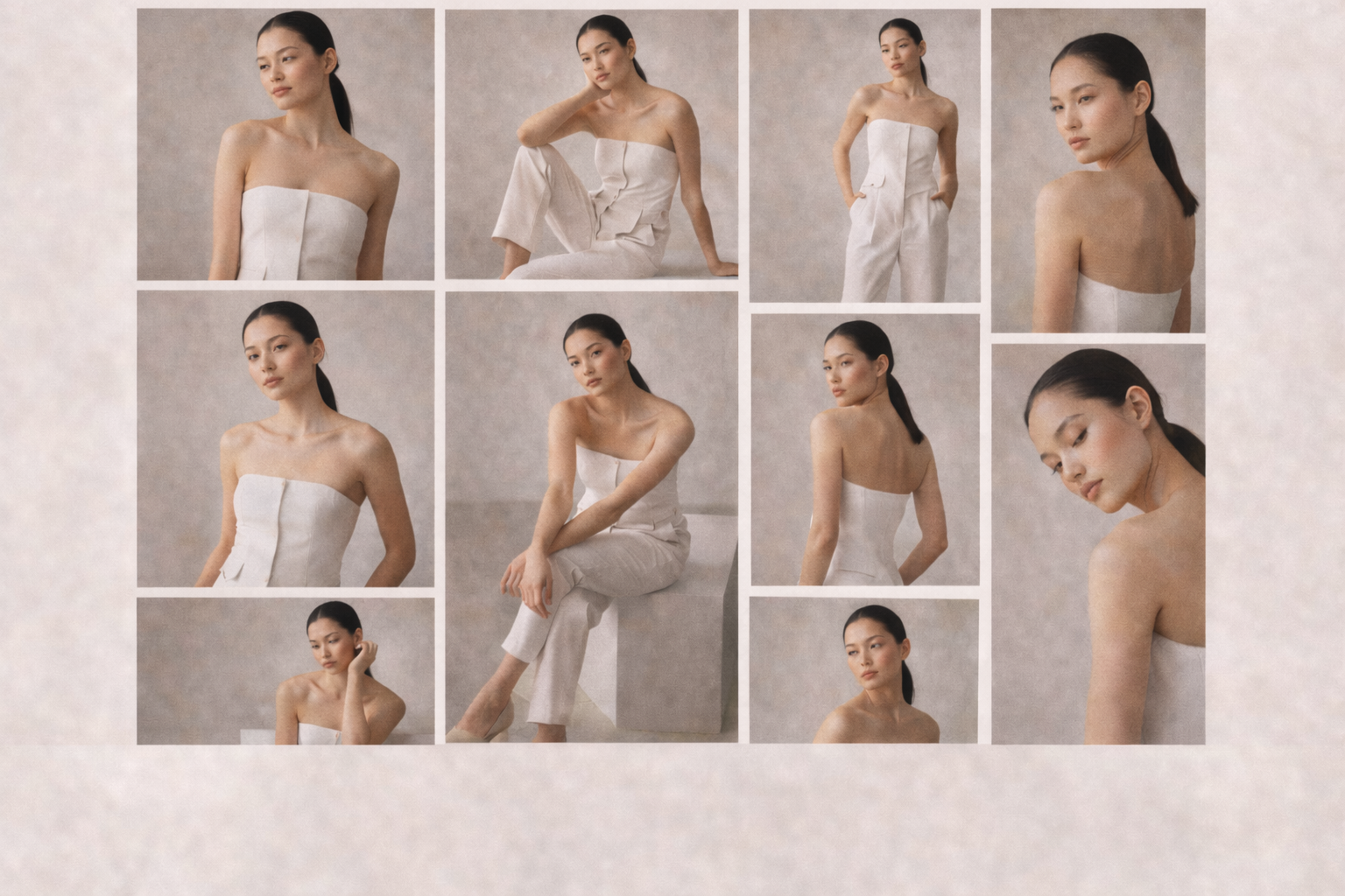 High-performing cosmetic campaign shoot creating consistent beauty campaign content across formats