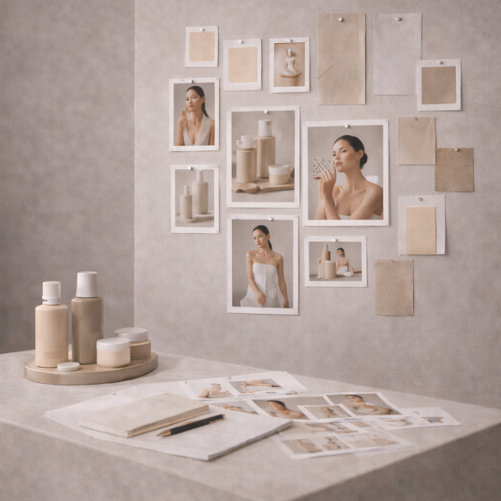 Scale beauty content production through structured planning and consistent beauty brand visuals