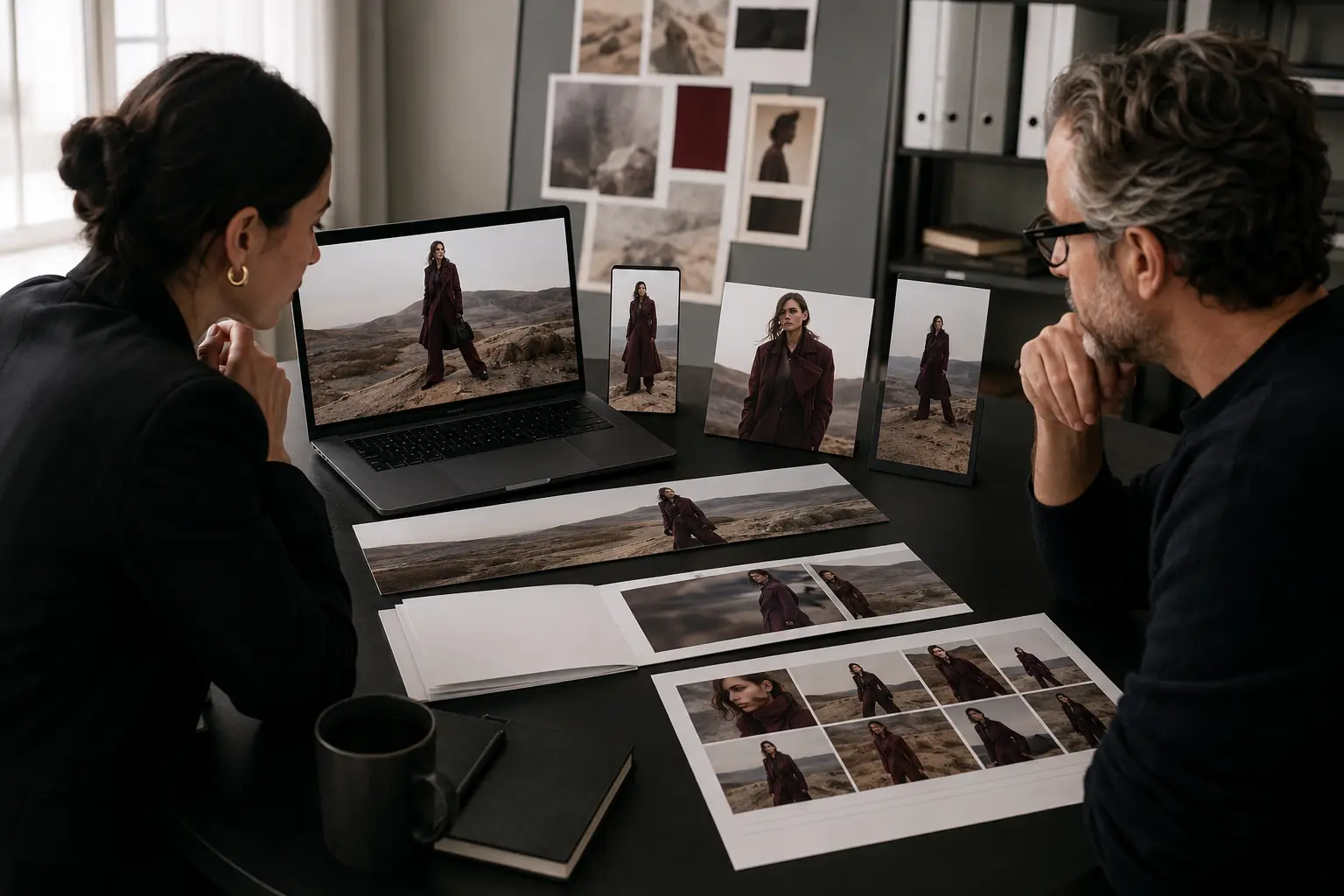 Brand photography asset architecture mapped across website product pages advertising email social media and PR