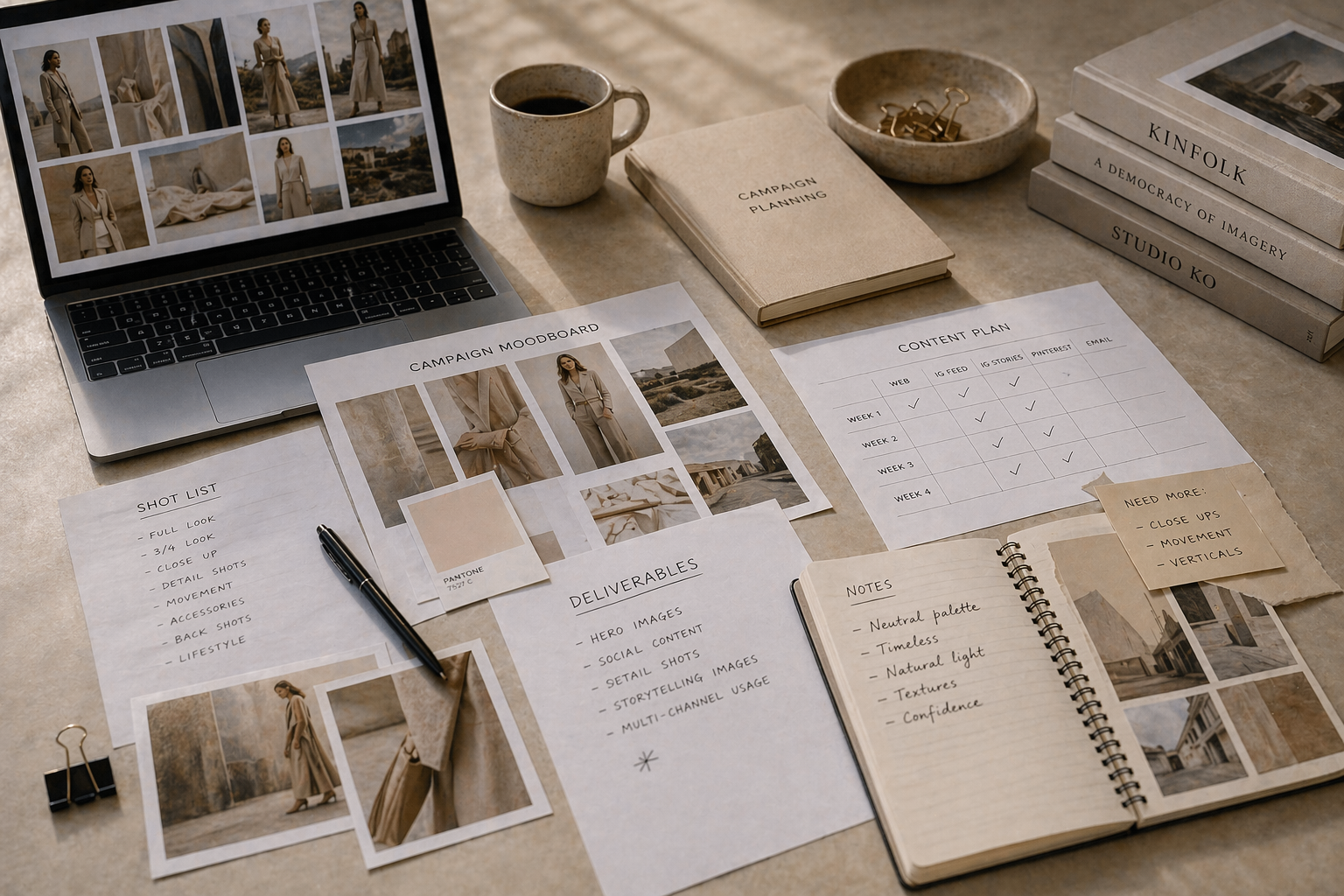 What does a campaign shoot include shown through missing campaign shoot planning details in a premium workspace