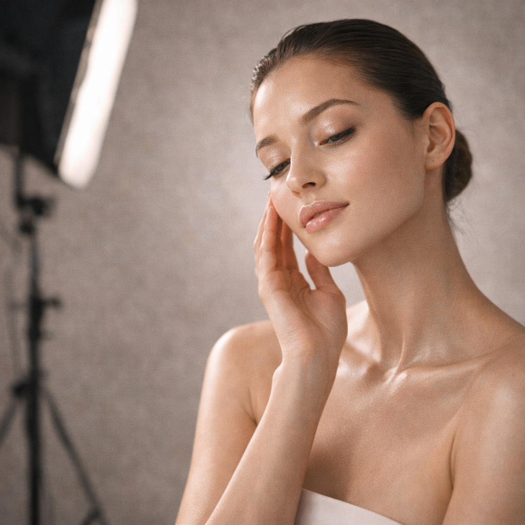 High-performing cosmetic campaign shoot execution with beauty campaign photography and precise lighting