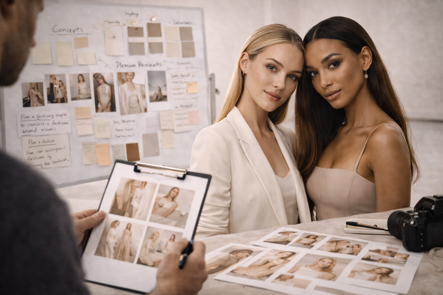 Plan a fashion campaign shoot to create consistent fashion brand visuals