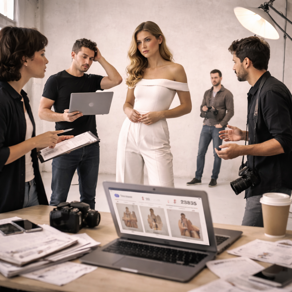 Why your campaign visuals aren’t converting due to poor fashion content production on set