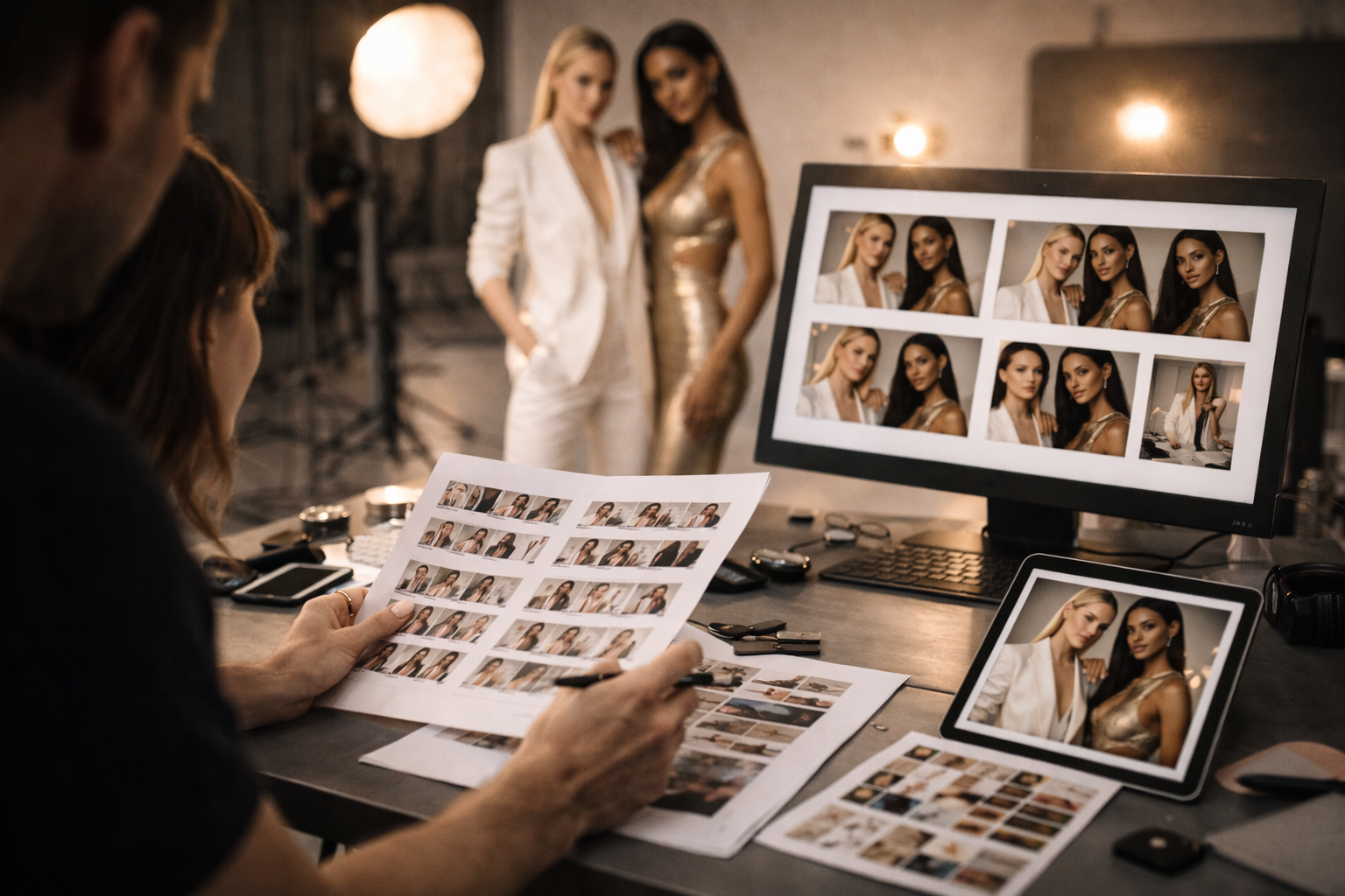 Brand photography for fashion brands supporting scalable fashion content production