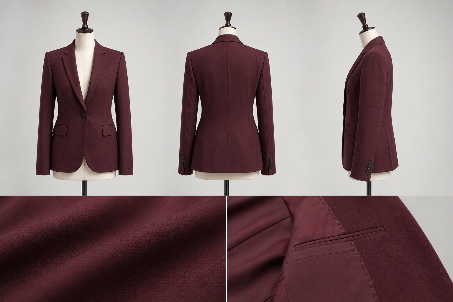 Creative team using an Ecommerce photography checklist to review garments, image references, color swatches and production requirements.
