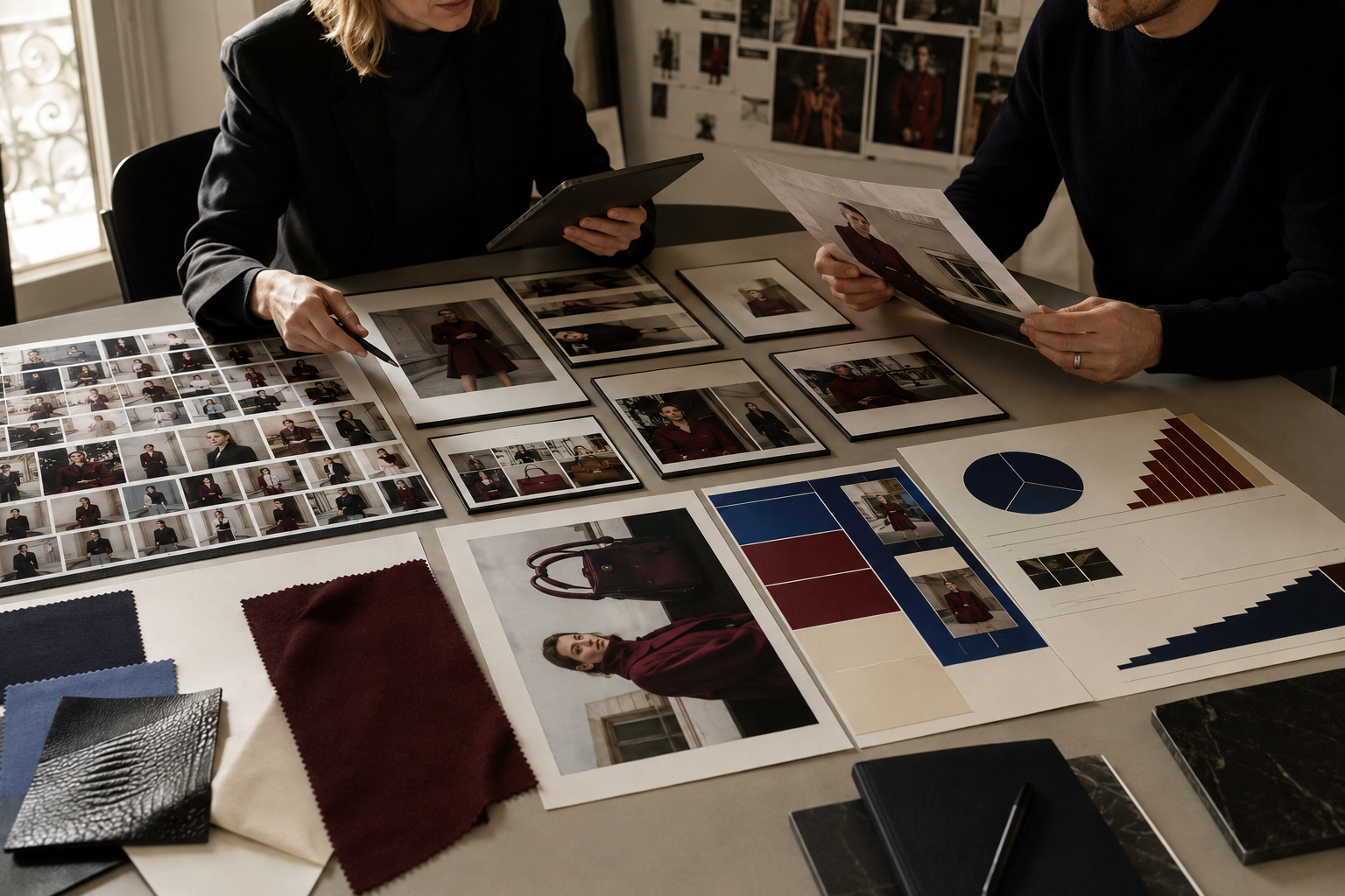 Fashion marketing KPI dashboard reporting campaign targets, performance variance, ownership and next decisions
