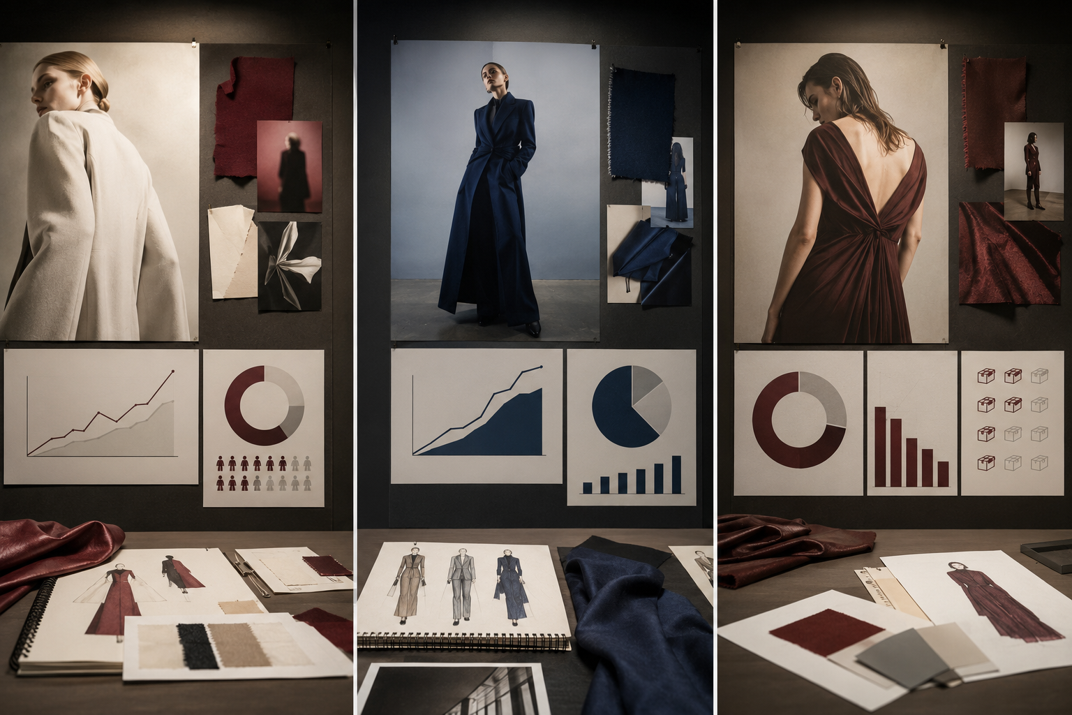 Fashion marketing ROI analysis connecting campaign photography, content deployment, media spend and net revenue