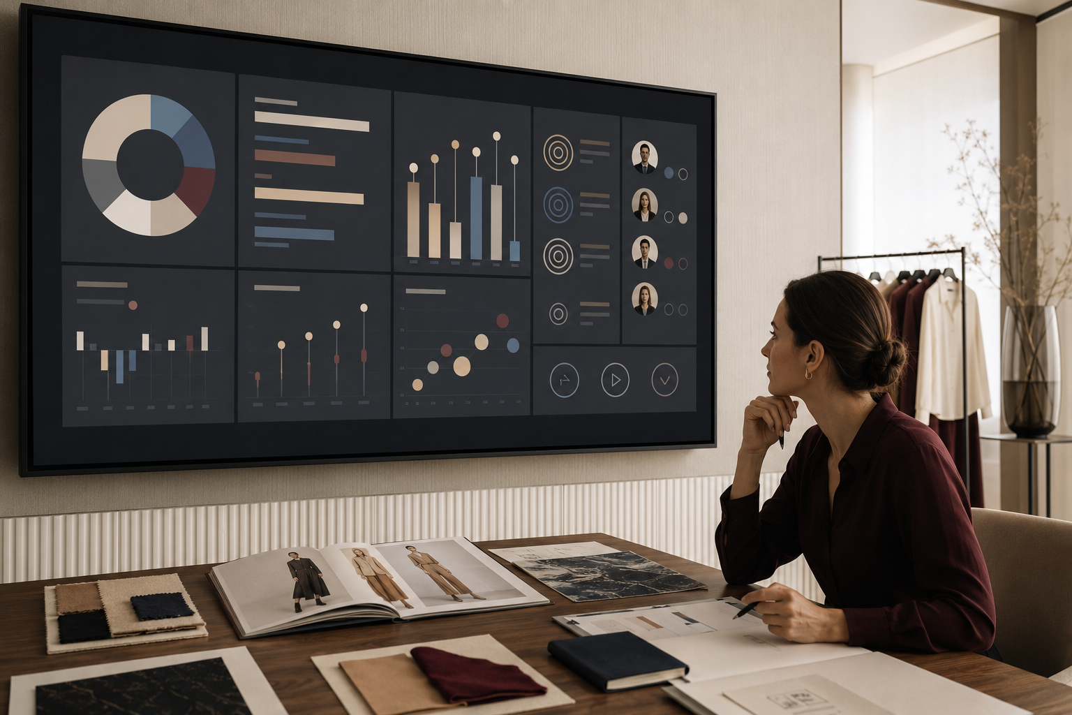 Fashion Marketing KPIs dashboard for pre-launch demand, launch conversion and post-launch retention