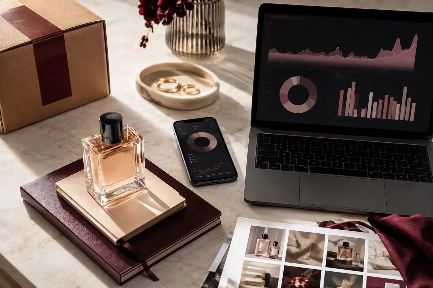 Product launch campaign timeline optimization phase with product, campaign assets, and performance dashboards
