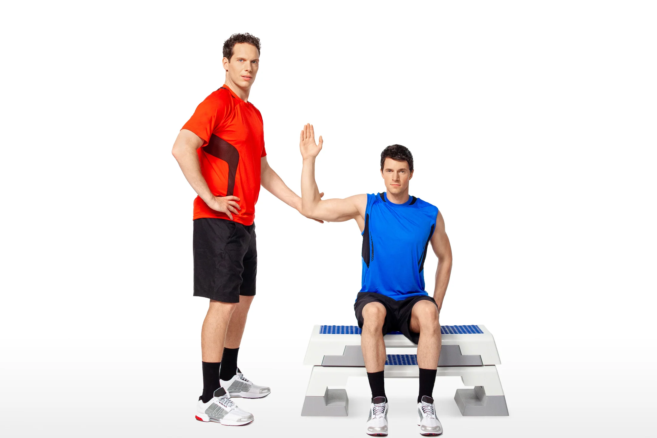 External rotator function test arm position with shoulder abducted