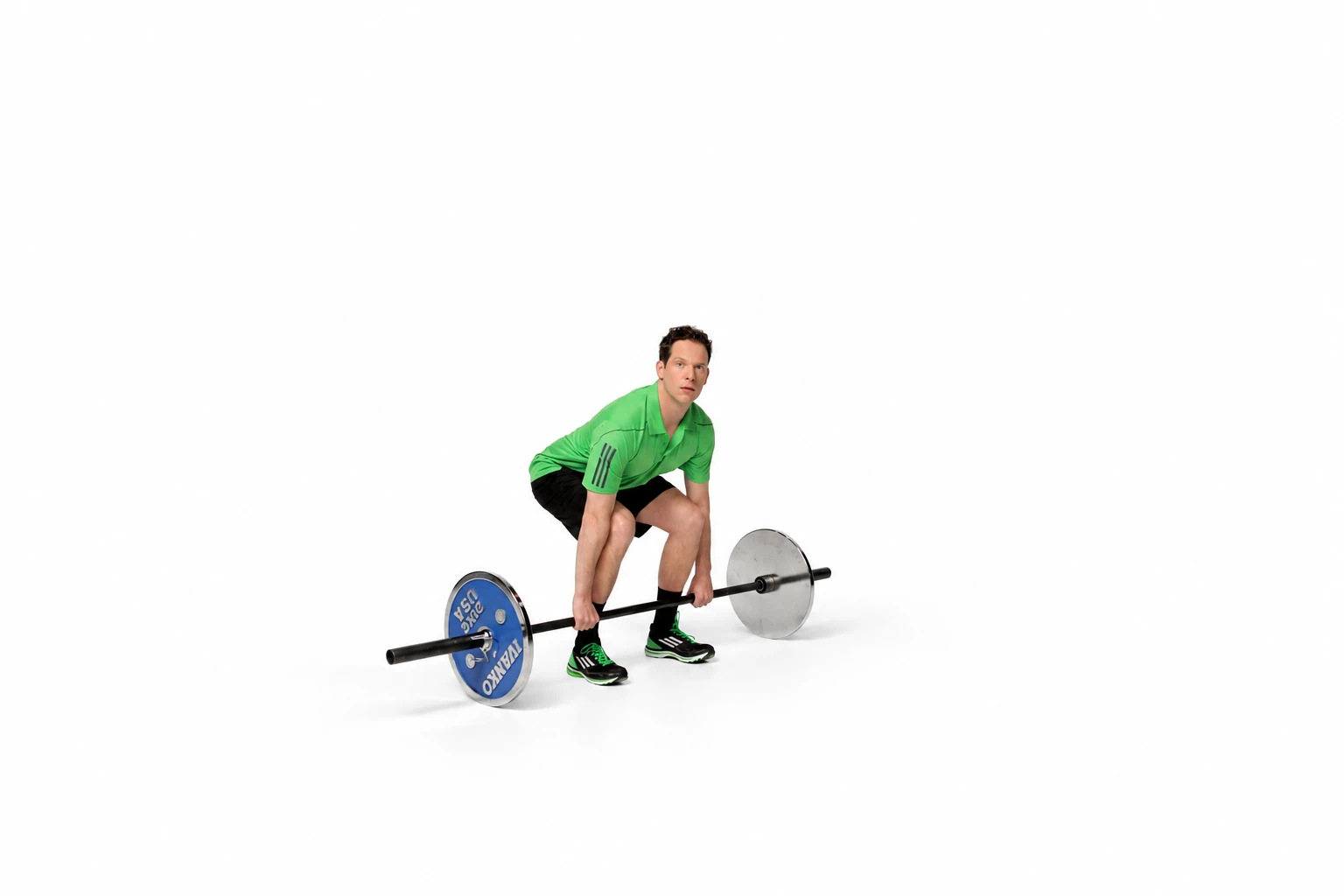Traditional Deadlift: Floor starting position