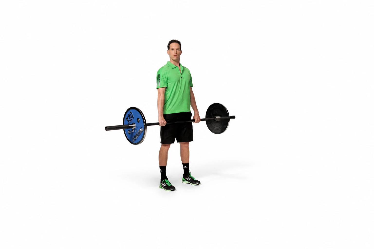 Traditional Deadlift: Standing lockout