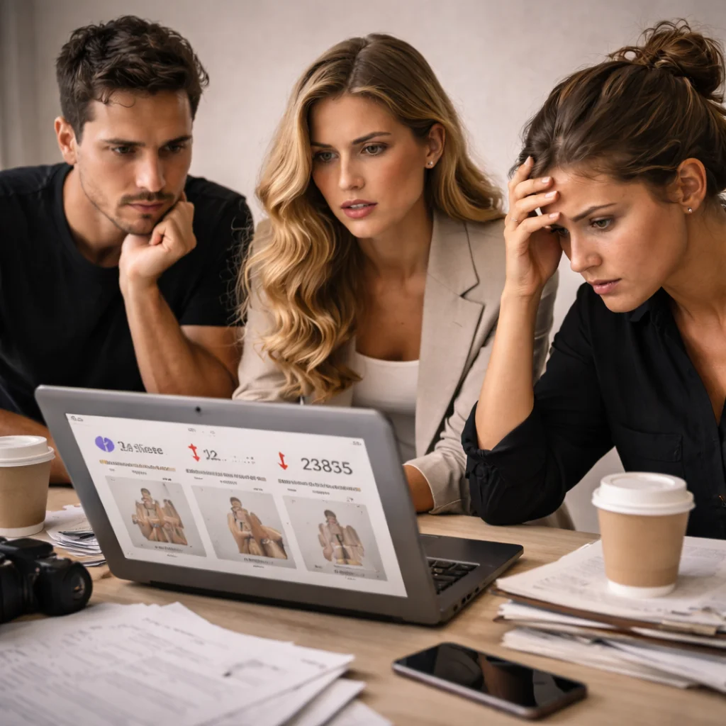 Why your campaign visuals aren’t converting shown through fashion campaign photography performance frustration