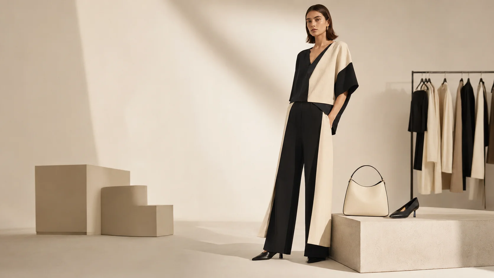 Hero image illustrating how premium fashion ecommerce images combine brand storytelling with clear product presentation.