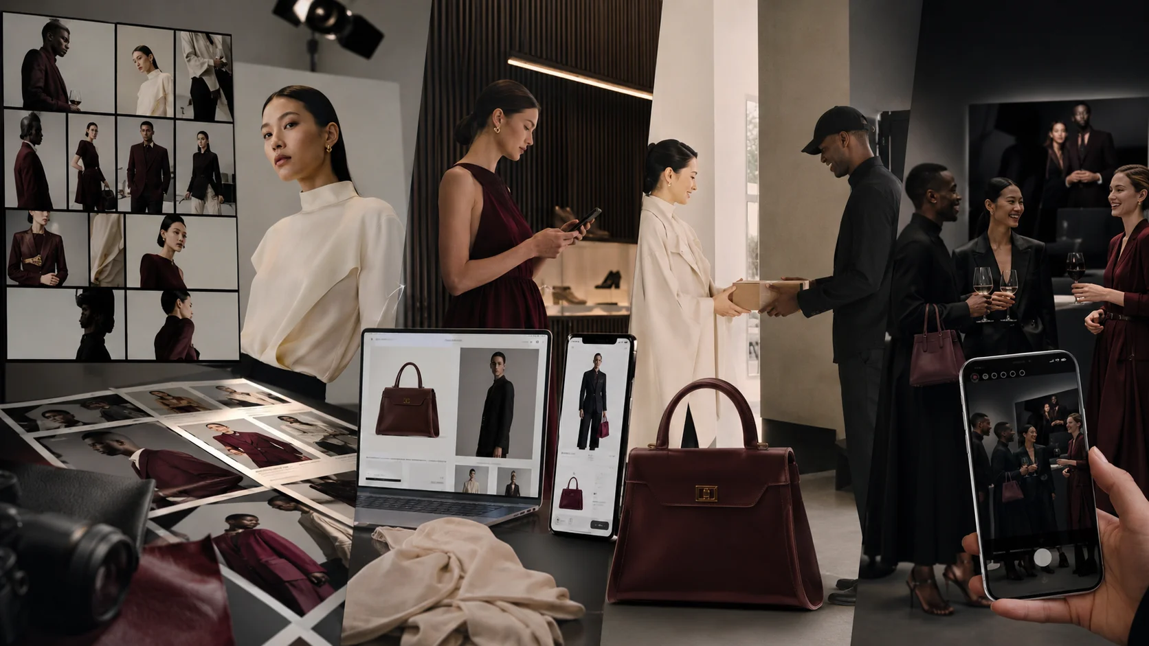 Fashion Marketing Funnel connecting campaign discovery, product evaluation, purchase, loyalty and advocacy