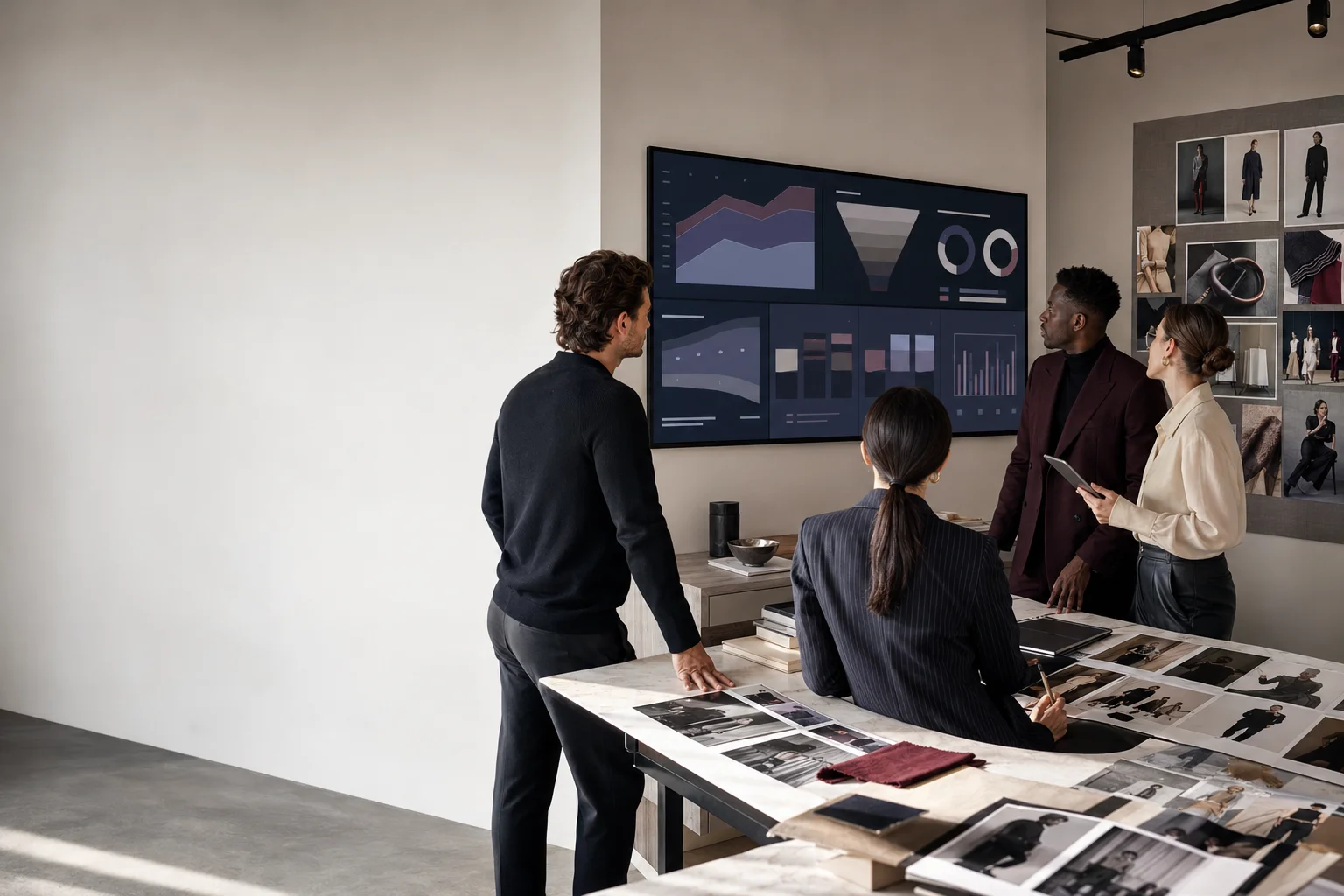 Fashion Marketing KPIs dashboard used to measure campaign performance, customer acquisition, conversion and ROI
